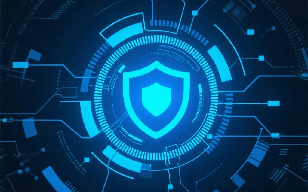 智能安全系统，抽象科技元素